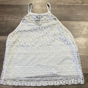 Rue21 lace tank w/ lace see through back